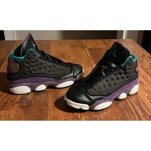 Air Jordan 13 Retro GS Grape Black Atomic Teal Ultraviolet Size 7